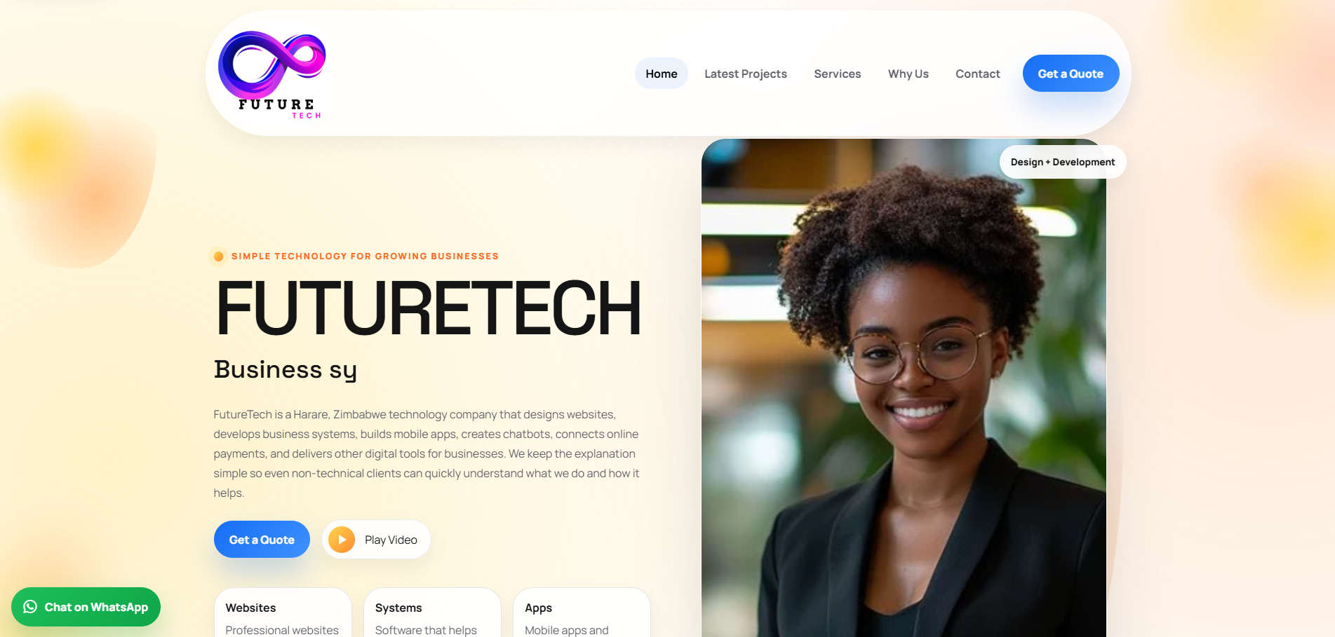 Future Tech Systems website preview